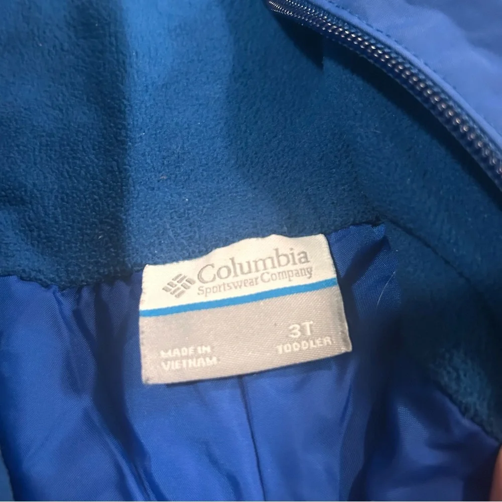 Columbia Snow Bib Pants 3T Blue Insulated Outgrown‎ System